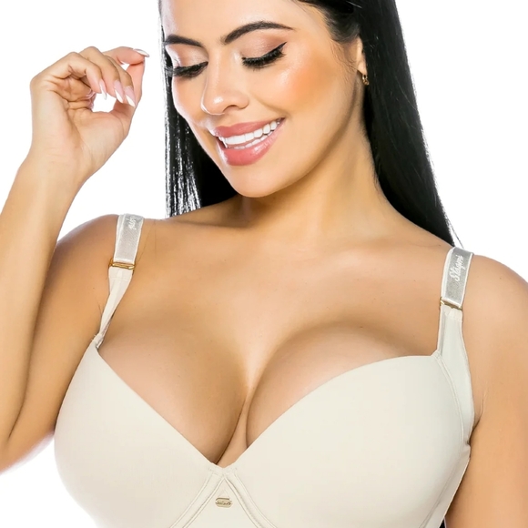 Stagmi Other - Stagmi Best Push Up Back Smoothing Bra Colombianas Faja "Magic Bra" Full Cup NEW
